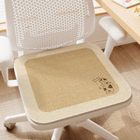 Cartoon Ice Silk Cooling Seat Cushion for Office, Home, or Dormitory