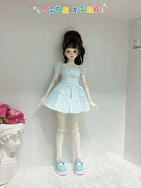 BJD 1/4 Doll Pleated Dress School Style Casual Outfit
