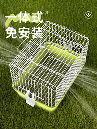 Portable Bird Carrier Cage for Parrots, Budgies, Peonies, Cockatiels, Sun Conures - Outdoor Travel Handheld Bird Cage