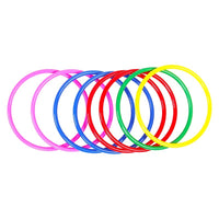 Ring Toss Game for Kids, Sensory Training Toy, Kindergarten Outdoor Play Prop, Plastic Ring Throwing Set