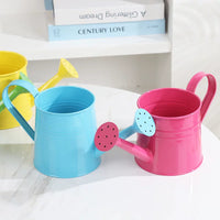 Kids' Garden Watering Can for Plants and Flowers, Durable Iron Art Sprinkler for Kindergarten Planting Areas