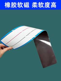 Magnetic Dry Erase Whiteboard Sticker for English Teaching, Four-Line Grid, Erasable & Removable