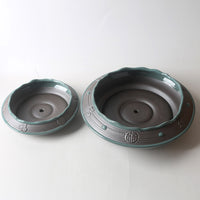 Ceramic Ge Kiln Chinese Zen Style Flower Pot for Bamboo & Succulents