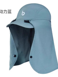 Outdoor Sports Sun Protection Shawl Hat for Hiking Running and Neck Coverage