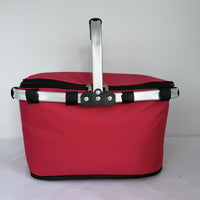 Large Capacity Insulated Picnic Basket Cooler Bag