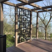 Stainless Steel Privacy Screen Panel for Garden Patio Balcony Decorative Partition