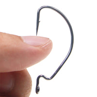 Wide Gap Worm Hooks for Texas Rig Fishing Soft Baits