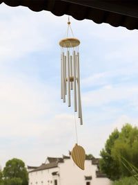 Nordic New Chinese Style Fresh Music Balcony Outdoor Dopamine Wind Chime Hanging Ornament Gift for Girls Decorative Hanging