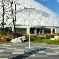 Large Transparent Outdoor Umbrella for Beach, Garden, and Patio
