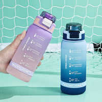 Gradient Color Direct Drink Water Bottle for Sports, Fitness, and Outdoor Activities