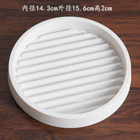 Ceramic Round Plant Pot Saucer with Morandi Colors and Thickened Base