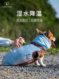 Pet Cooling Vest for Dogs, Summer Breathable Sun Protection Shirt, High Elasticity