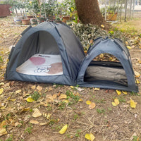 Outdoor Pet Tent for Cats and Small Dogs, Portable Sunshade Rainproof Breathable Pet House for Camping and Travel
