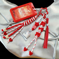 Idol Support Star River Backpack Charm Keychain with Photos