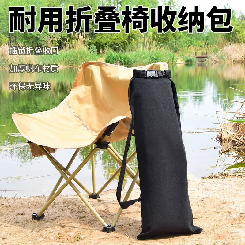 Outdoor Camping Folding Chair Storage Bag Portable Tent Canopy Canvas Carry Bag