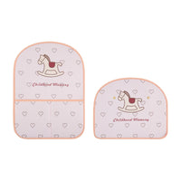 Car Backseat Organizer Kick Mat with Cute Pony Design for Kids