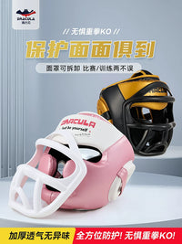 Kids Boxing Headgear Full Face Protection Taekwondo Training Helmet for Boys and Girls