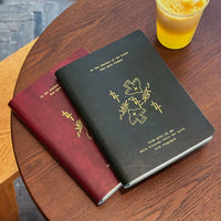 Romantic Flying Bird A5 Vintage Soft Leather Notebook with Lined/Grid/Blank Pages for Students & Business