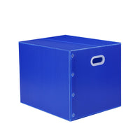 Foldable Plastic Moving Storage Box with Lid, Moisture-proof and Reusable Corrugated Board Container