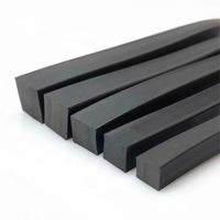Nitrile Solid Rubber Sealing Strip Flat Bar Oil Resistant Square Rubber Strip Shock Absorbing Buffer Wear-Resistant Pressure-Resistant Anti-Collision Strip