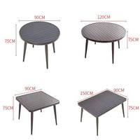 Outdoor Cast Aluminum Patio Dining Chair for Garden Balcony