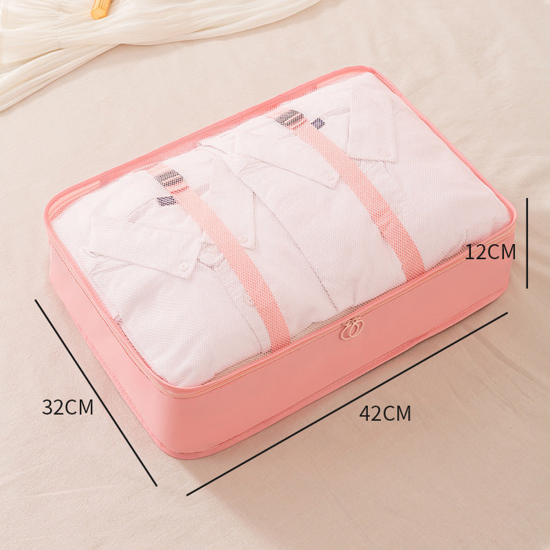 Travel Packing Cube Set for Clothes, Underwear, and Toiletries