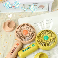 Portable USB Rechargeable Mini Handheld Desk Fan with 3-Speed Adjustment