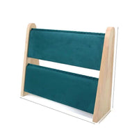 Premium Solid Wood Double-Layer Jewelry Display Stand for Necklaces, Pendants, Bracelets, and Earrings