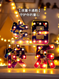 Happy Birthday LED Neon Sign for Car Trunk Decor, Proposal, Valentine's Day, and Party Ambiance