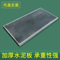 Rectangular Cement Stone Paint Planter Tray with Leak-Proof and Anti-Corrosion Base