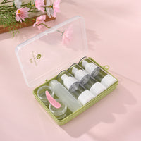 Travel Portable Vacuum Pump Bottle Set for Lotions and Sprays, Refillable Cosmetic Containers