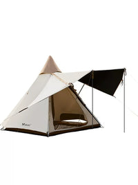 Stoic Outdoor Automatic Pop-Up Pyramid Tent with Blackout Coating for Camping and Overnight Stays