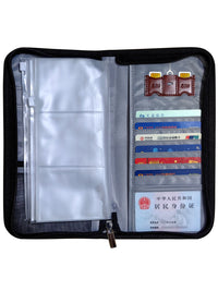 RFID Blocking Travel Wallet with Passport Holder and Card Slots