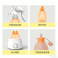 Reusable Silicone Breast Milk and Baby Food Storage Bags - Portable and Freezer-Safe