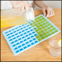 Commercial Ice Cube Tray with 96 Grids for Refrigerator, Quick Freeze Ice Maker for Milk Tea Shops, Restaurants, and Bars