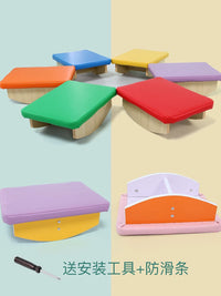 Kids' Sensory Integration Balance Board with Soft Padding for Vestibular Training and Focus