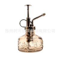 Vintage Mini Glass Plant Mister with Pump for Indoor Gardening and Potted Plants