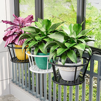 European Style Wrought Iron Plant Stand for Indoor and Outdoor Use