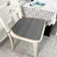 Ice Rattan Dining Chair Cushion with Anti-Slip Straps for Office and Home