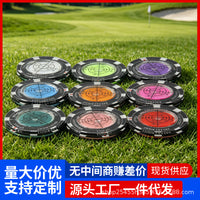 Golf Ball Line Reader Level with Hat Clip Marker