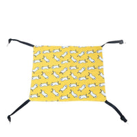 Adjustable Double-Sided Cat Hammock Bed for Cages and Swings