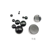 Black Flat-Back Safety Eyes for Amigurumi & Plush Toys, DIY Craft Crochet Accessories