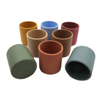 Silicone Kids' Drinking Cup - Portable Travel & Toothbrushing Mug