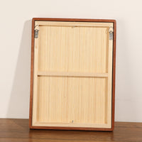 Solid Wood Mortise and Tenon Calligraphy Photo Frame for Wall or Tabletop Display