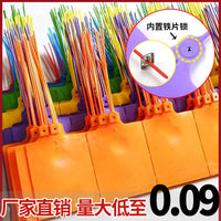 Logistics Express Plastic Tags for Shipping Parcels, Integrated Design, 500-1000 Pieces