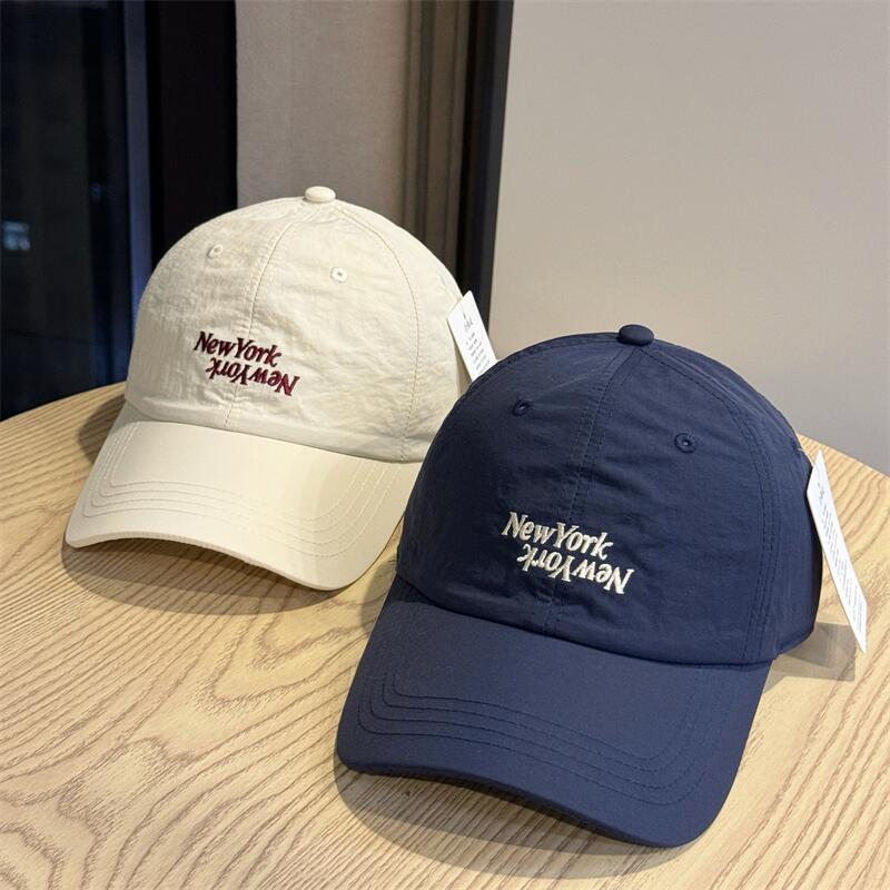 Unisex Quick-Dry Breathable Waterproof Baseball Cap with Wide Brim and Embroidery