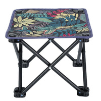 Portable Outdoor Camping Chair and Table Set, High-Back Folding Fishing Chair for BBQ and Picnic