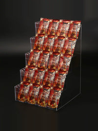 Acrylic Trading Card Display Stand Multi-layer Clear Storage Box for Collectible Cards