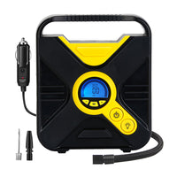 Portable Car Tire Inflator Pump for Outdoor Use, Fast Air Compressor for Sedans