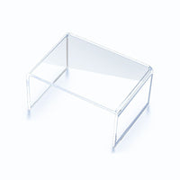 Acrylic Display Riser Stand for Collectibles, Cabinets, and Shelves